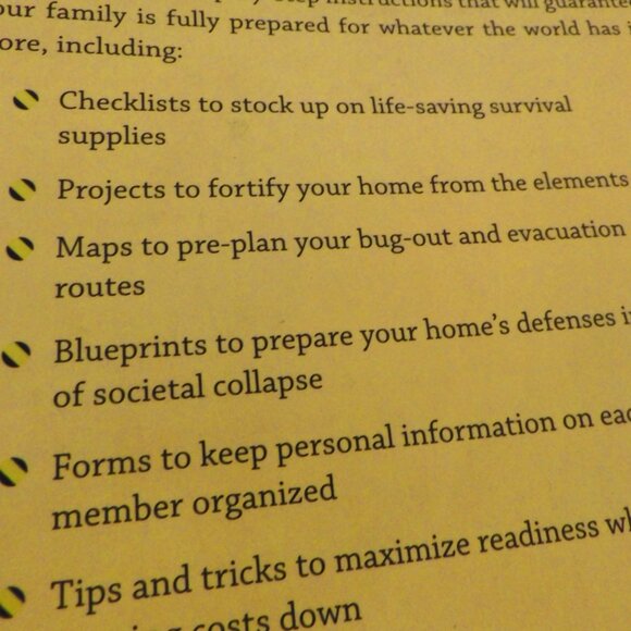 Prepper's Workbook : Checklists, Worksheets, and Home Projects to Protect You... - Picture 3 of 3